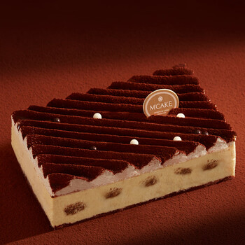 隽颜堂mcake提拉米苏生日蛋糕上海北京杭州苏州同城配送 褐色 3磅(15
