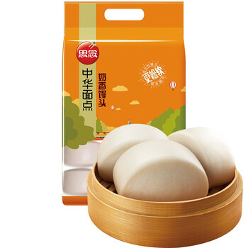 思念思念中华面点奶香馒头1500g1袋
