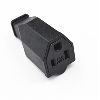 美标美式公母插头三脚电源延长线美规母头5-15r接线插头15ap 125v 母