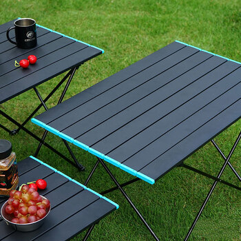 【记忆旅行折叠桌-中号】记忆旅行 户外折叠桌铝合金便携式餐桌自驾游