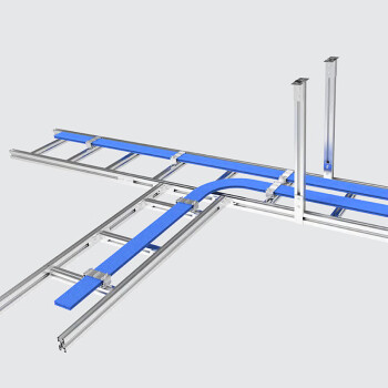 型材梯式橋架鋁合金走線架機房基站佈線電纜上走線架jylhjzxj600800寬