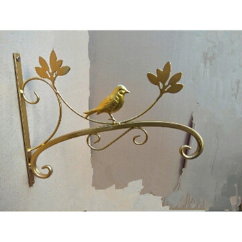 欣尔博惠大门挂灯笼架支架门口架子吊篮挂钩壁挂植物垂吊铁艺挂架墙上