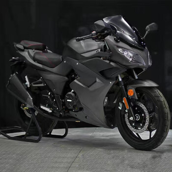 小孩摩托车汽油国四电喷可上牌地平线s款摩托车跑车川崎小忍者双缸250