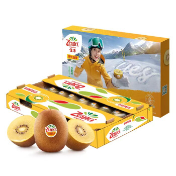 Zespri佳沛 新西兰阳光金奇异果 优选30-33个原箱装 单果重约105-124g 猕猴桃 生鲜水果礼盒