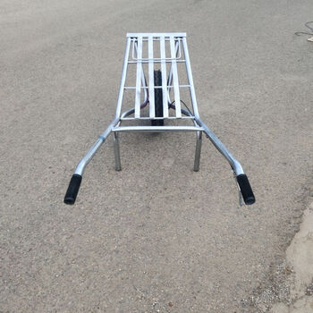 逐月家用独轮手推车单轮鸡公车田地工地胶轮车折叠试平板搬运车运柴车