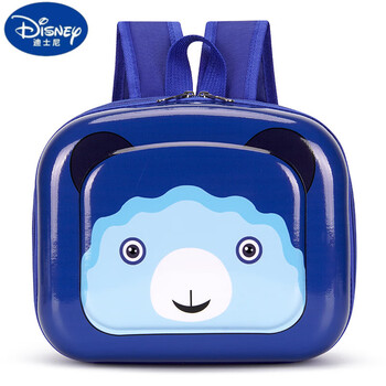 迪士尼儿童书包幼儿园男女孩背包16岁男童女童卡通迷你方形蛋壳双肩包