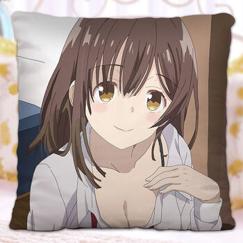 荻原沙优周边剃须然后捡到女高中生周边抱枕双面来图定制照片男女朋友