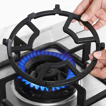 餐将军 煤气灶支架防滑架灶台支架铸铁加厚四爪五爪通用炒菜架辅助锅