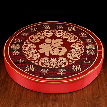 梵泽福福字拜垫跪垫批发拜佛垫跪垫家用佛堂跪拜垫打坐垫加厚坐禅垫红色 直径43 5 高7cm 图片价格品牌报价 京东