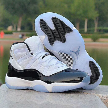 高帮黑白康扣aj11篮球鞋满天星增高运动鞋大灌篮鞋高低帮aj鞋莆田纯原