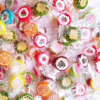 水果切糖喜糖零食小吃水果糖情人节礼物切糖100g约30颗