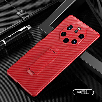 文枝适用于竖立支架华为mate40保时捷手机壳镜头全包碳纤维纹40rs典藏