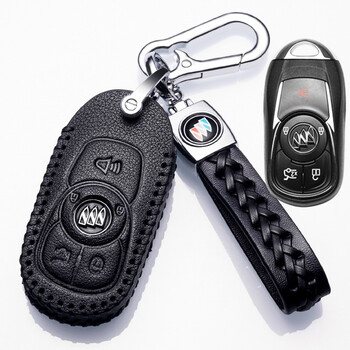 适用于2021款别克君威钥匙套君威gs钥匙扣高档汽车钥匙包真牛皮男女士