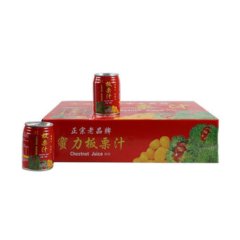 i河南信阳大别山特产蜜力板栗汁饮料果蔬汁果味浓缩果汁礼盒装 240ml*