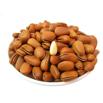 新货东北开口红松子原味手剥坚果罐装炒货500g散袋装大颗粒非野生袋装