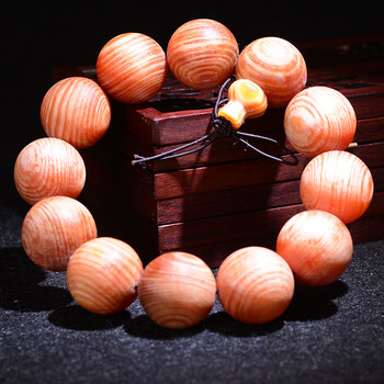 血龙木手串帝王血龙木手串20全透光东北沉香松明子手链男女饰品文玩