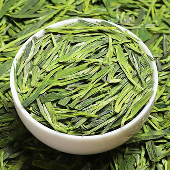皇茅龙井绿茶茶叶新茶杭州绿茶雨前春茶浓香型袋装茶水杯属性