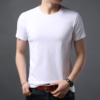 tome bornek汤米希凯利美国tomy汤米短袖t恤男丝光棉圆领帅气韩版上