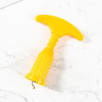 加大加厚红酒开瓶器塑料启瓶器定制葡萄酒起子家用简易酒具黄50个加强