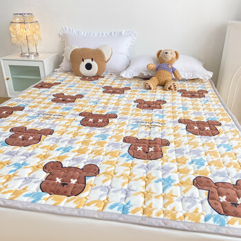 毛垫床垫牛奶绒床垫软垫可折叠家用法兰绒毛毯床上铺垫褥子冬季宿舍