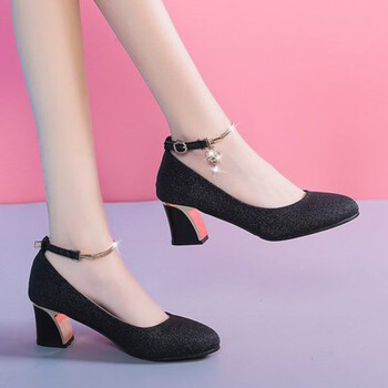 18岁成人礼女生高跟鞋公主水晶鞋模特走秀学生演出礼服伴娘鞋婚鞋