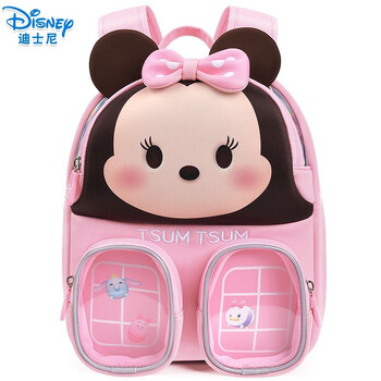 迪士尼disney幼儿园书包女童36岁儿童米奇米妮卡童减负书包大容量轻便