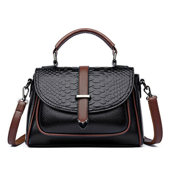 酷奇袋鼠kuqidaishu品牌复古手提戴妃包包女大容量单肩腋下包中年妈妈