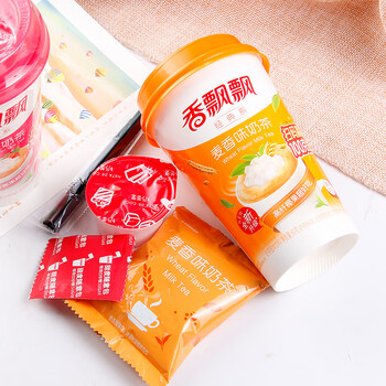 香飘飘奶茶杯装原味麦香味混搭速溶冲泡热饮品奶茶粉整箱下午茶 【8杯
