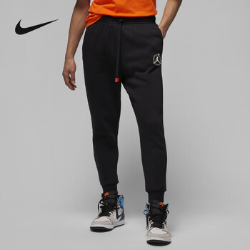耐克nike男子运动长裤jordan休闲针织黑色训练跑步卫裤dv7597010dv