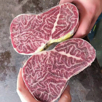 美国ibp黑牛安格斯腱子心金钱腱牛肉1500g称重多退少补多筋腱子心