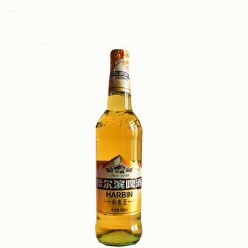 12瓶哈尔滨原厂地小麦王啤酒装低度啤酒大瓶黄啤酒