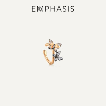 EMPHASIS艾斐诗 Symphony「颂」系列18K金钻石单只耳环 91867E