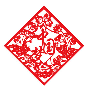 爱国剪纸成品带裱框儿童手工剪刻纸窗花diy成品庆祝作品学校歌颂 加一