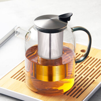 友客（YOUKE）茶壶玻璃茶具1500ml 大容量过滤煮茶器办公养生泡茶壶 家用加厚耐热玻璃壶 G513