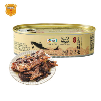 珠江橋豆豉鯪魚(yú)罐頭 海鮮食品 227g  中糧出品