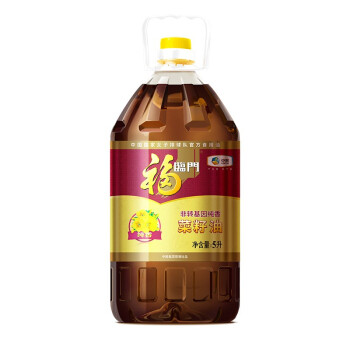 福臨門 食用油 非轉基因 純香菜籽油5L  中糧出品