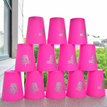 飞叠杯 速叠杯飞碟杯 学生幼儿园儿童智力玩具12只杯子比赛用 盒装飞