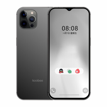 酷比（kobee）P70新款6.5高清水滴屏全网通4G金属双卡 学生百元 游戏智能手机 梦幻黑 64GB