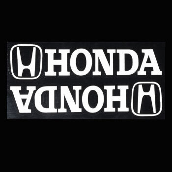 适用于摩托车车标贴纸honda本田车标logo字母贴装饰反光贴花防水 16*