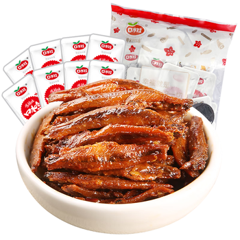 口水娃深海小鱼香辣味150g即食小吃小鱼仔休闲追剧办公室零食 口水鱼 香辣味150g