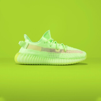 椰子350yeezy boost 350 v2 gid 荧光绿 夜光椰子跑步鞋eg5293 gid