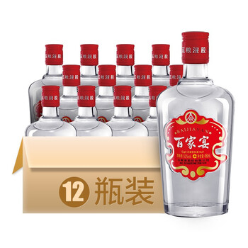 五粮液股份百家宴浓香型白酒52度450ml12瓶整箱装