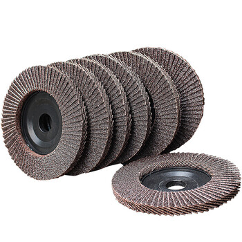 定做百叶片抛光片百叶轮打磨片不锈钢磨光片角磨机金属砂布轮抛光轮