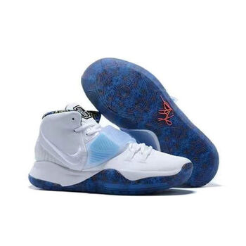 欧文6代篮球鞋男女鞋 城市限定耐磨防滑透气实战篮球鞋7 蓝宝石(前掌