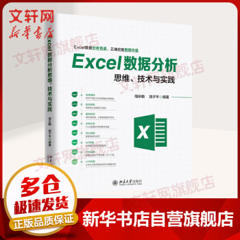 Excel数据分析思维 技术与实践 计算机应用基础 数据分析 word excel教程书籍 办公软件