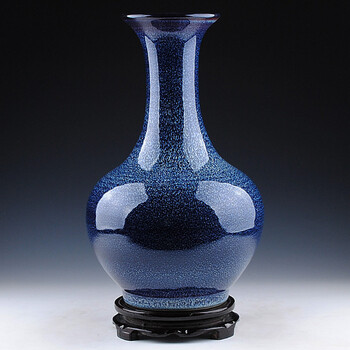 (京东优选)陶瓷花瓶插花器 摆件落地客厅陶瓷花瓶插花器 景德镇陶瓷