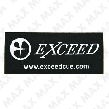 台球杆盒贴纸logo贴标胸贴胸标标签比赛铭牌贴牌标志品牌标布标exceed