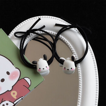 秋泽ins网红可爱帕恰狗头绳三丽鸥卡通情侣闺蜜小皮筋送男友发绳 帕恰