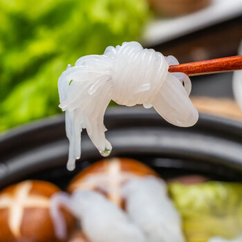 雅叔魔芋丝结白魔芋粉丝代餐饱腹脂肪魔芋面涮火锅食材配菜 手工魔芋