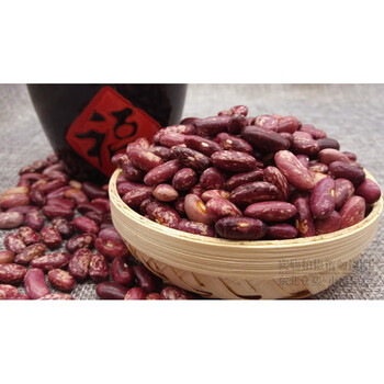 东北花芸豆芸豆3斤东北佳木斯农家自产红芸豆花皮饭豆大粒花腰豆紫花